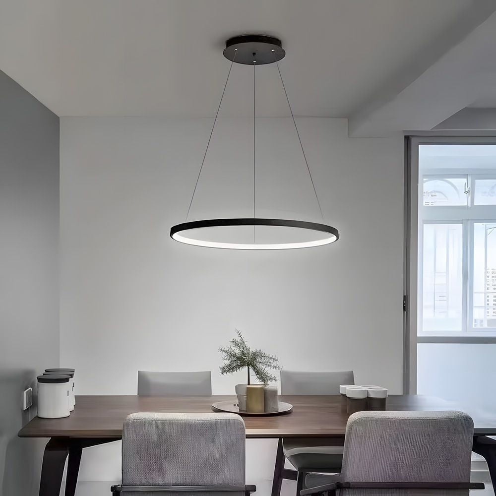 Lampa Sufitowa Wisząca Lhj012-cp 80cm Czarna  4