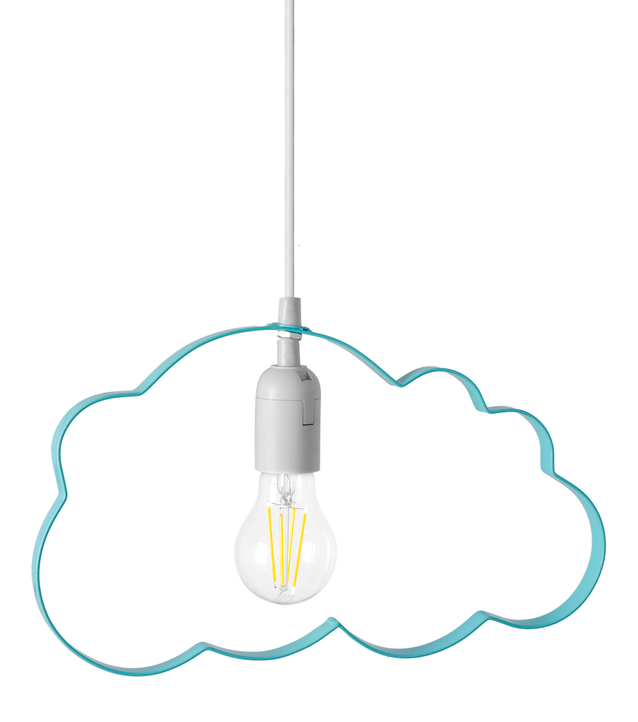 LAMPA WISZĄCA CHMURKA BŁĘKITNA