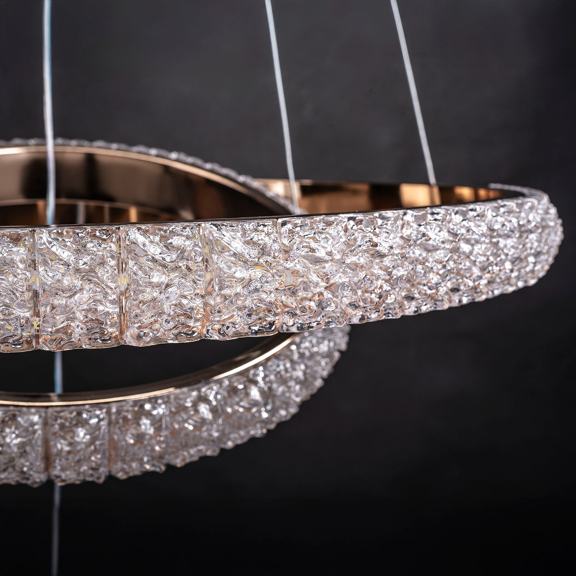 Lampa Sufitowa Wisząca G143-cp 50cm Złota  7