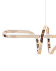 Lampa Wisząca Led G039-cp Złota  3