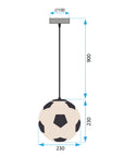 LAMPA SUFITOWA WISZĄCA APP1287-1CP