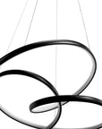 Lampa Sufitowa Wisząca Led G006-cp Czarna + Pilot  4
