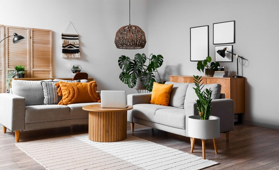 Lampa Wisząca Boho APP1292-1CP Brązowa