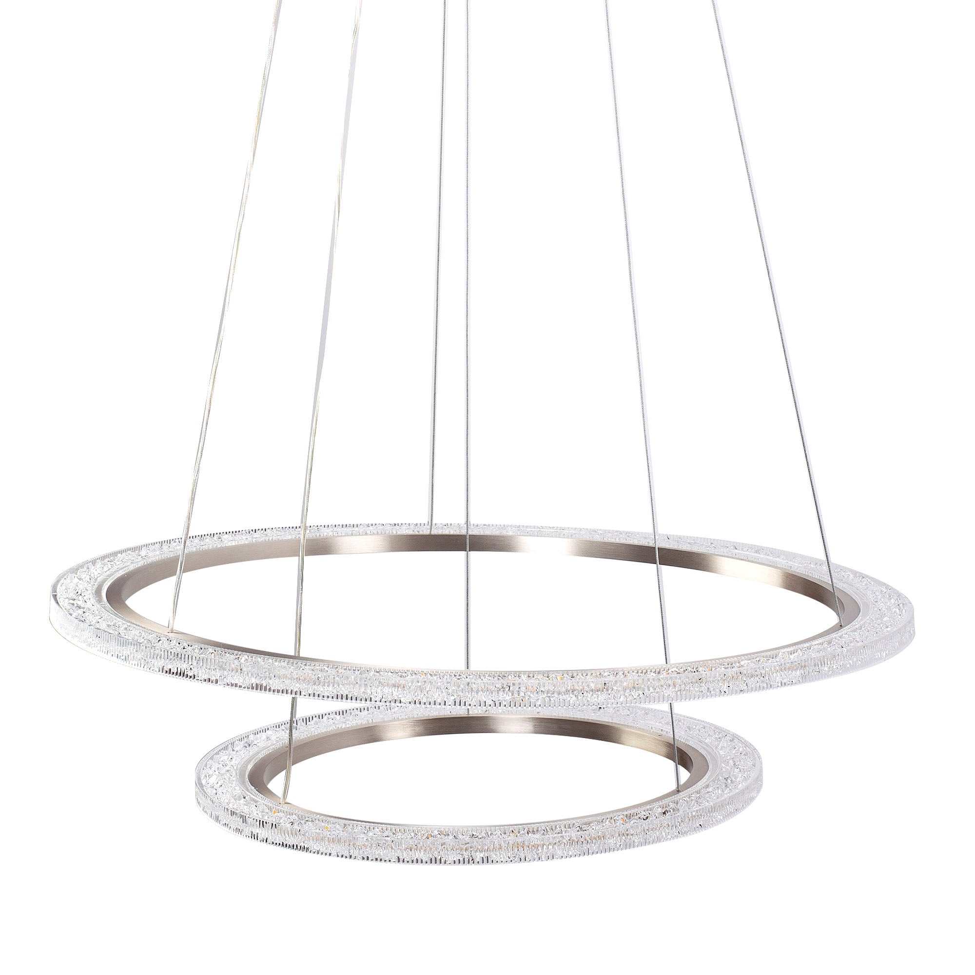 Lampa Sufitowa Wisząca Led Lhj045-cp2 Nikiel Szczotkowany  6