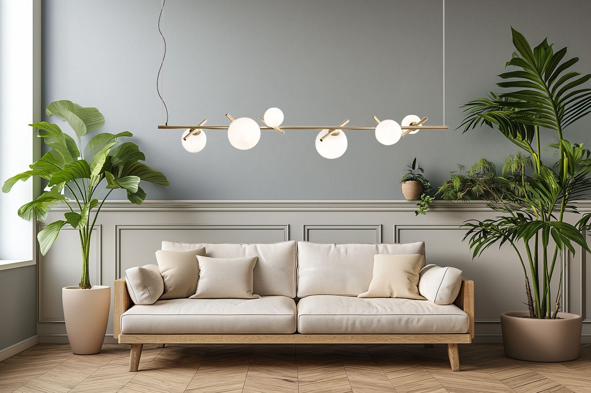 Lampa Sufitowa Wisząca Gold APP1664-6CP  7