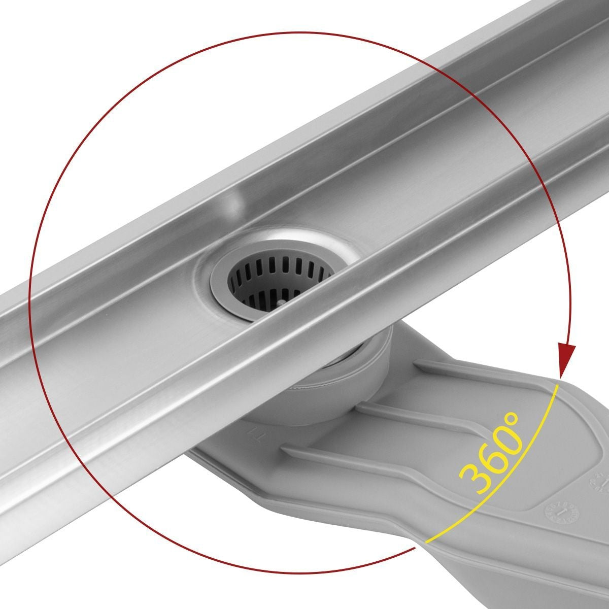 Odpływ Liniowy REA Neox Superflow STAL SZCZOTKOWANA 50  2