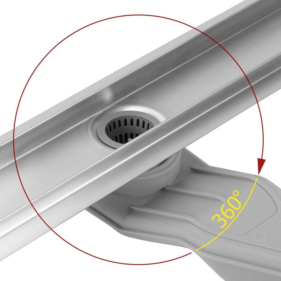 Odpływ Liniowy REA Neox Superflow STAL SZCZOTKOWANA 50  2