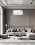 Lampa Wisząca Z Kryształami App1779-cp 60cm Złota  2