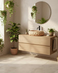 Umywalka nablatowa Rea Mika Light Terracotta  3