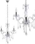 Lampa Kryształowa Żyrandol 300752