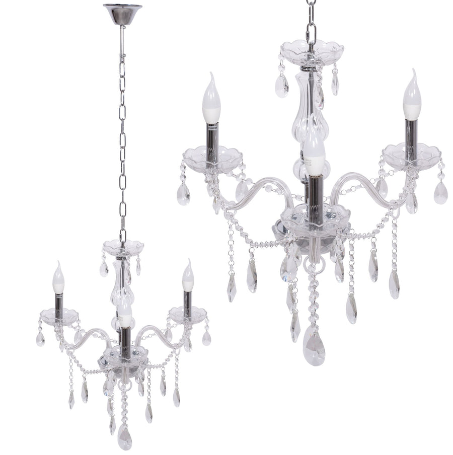 Lampa Kryształowa Żyrandol 300752