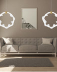 Lampa Wisząca Led G014-1cp Biały/złoty  6