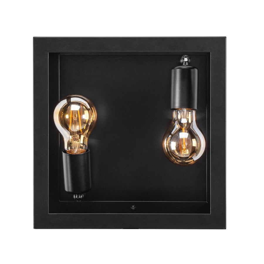 LAMPA ŚCIENNA KINKIET APP1305-2W CZARNA