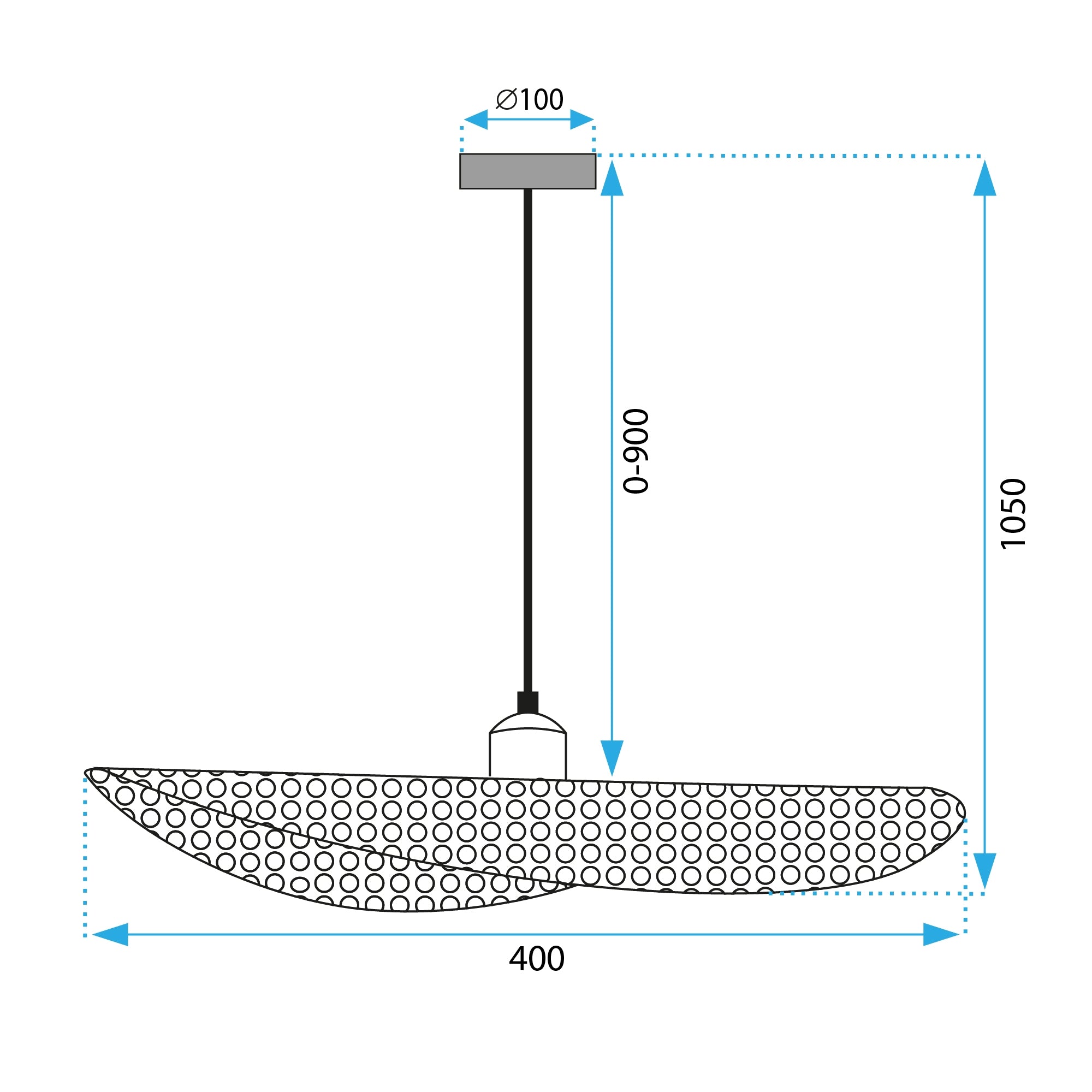 LAMPA SUFITOWA WISZĄCA APP1469-1CP czarno/złota  10