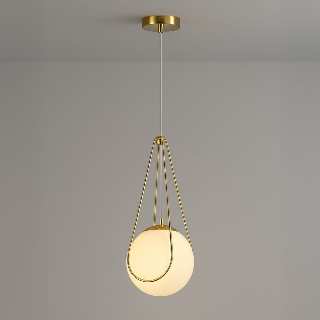 Lampa Sufitowa Wisząca APP1793-1CP 20cm Złota  8