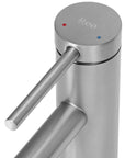 Bateria Umywalkowa Rea Foss nikiel szczotkowany Inox niska nickel brush