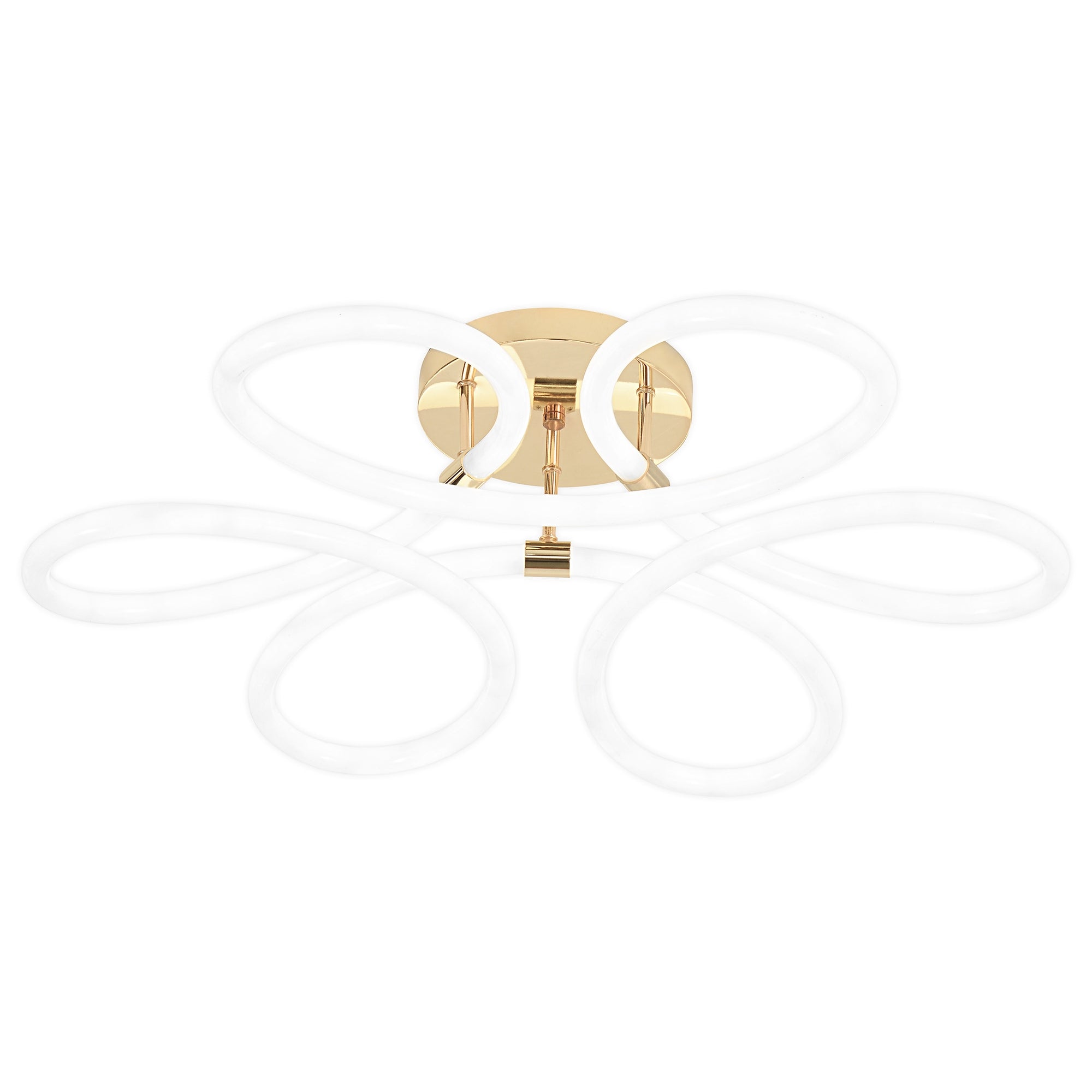 Lampa Sufitowa Nowoczesna Led G023-c Złota  1