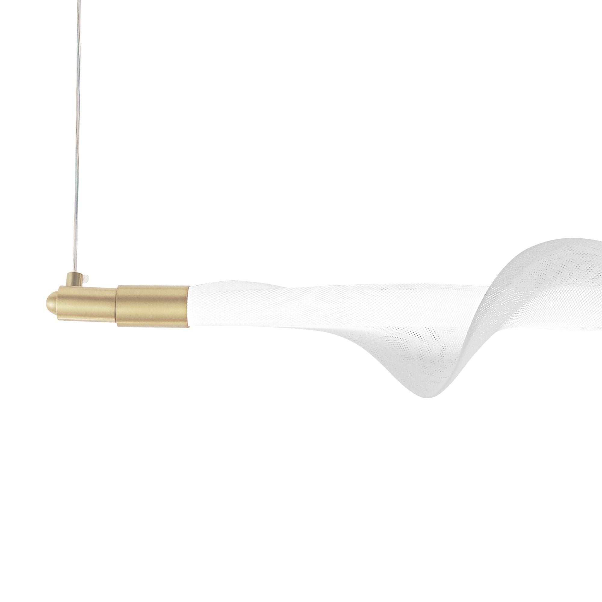 Lampa Wisząca Led G011-cp Biały/złoty  8