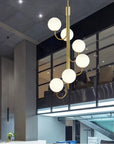 Lampa Sufitowa Wisząca Gold APP1585-6CP  2