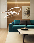 Lampa Wisząca Led G005-cp Złota  7