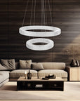 Lampa Wisząca Led Kryształowa Ms007-cp Chrom  6