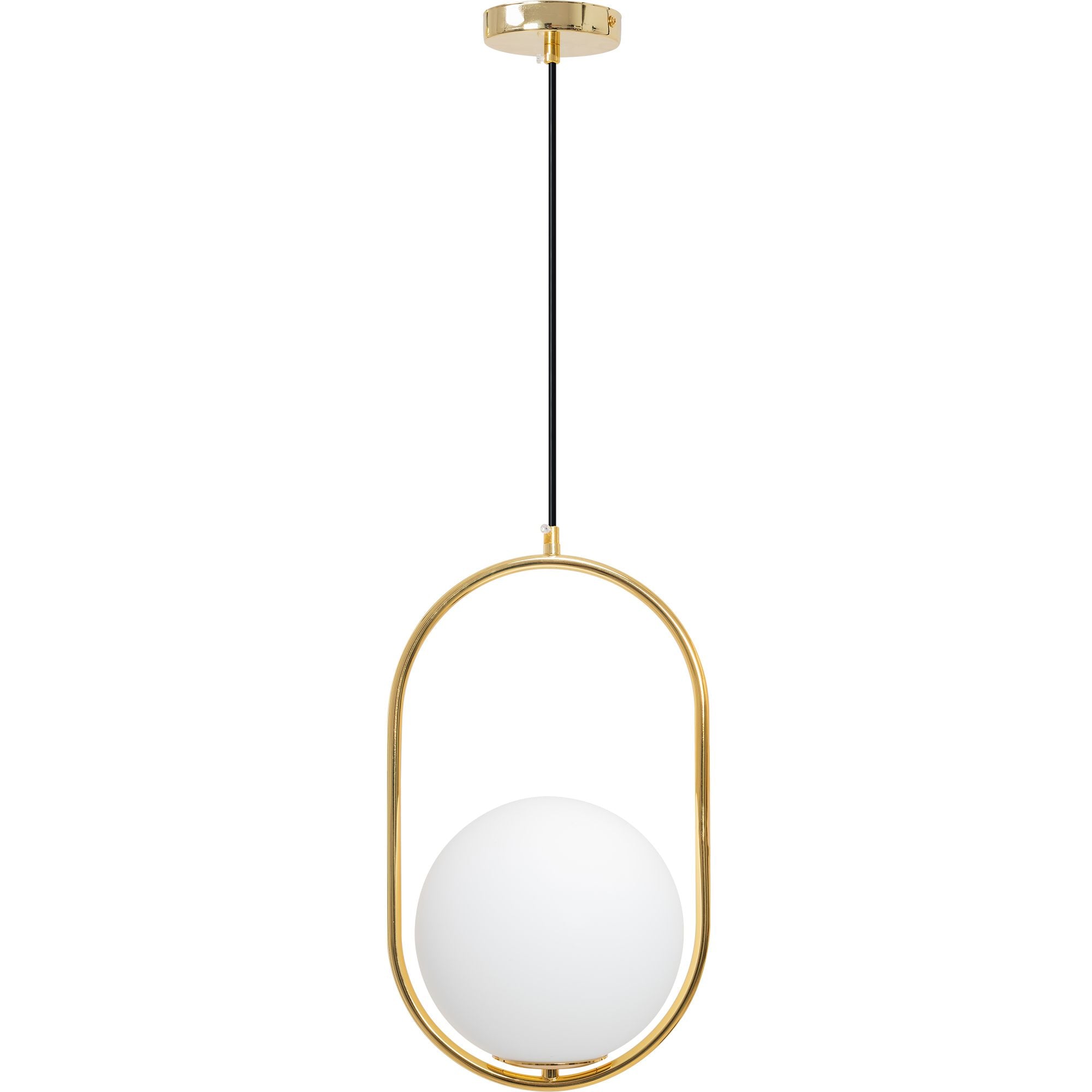 Lampa Sufitowa Wisząca Szklana Kula  APP473-1CP Biała