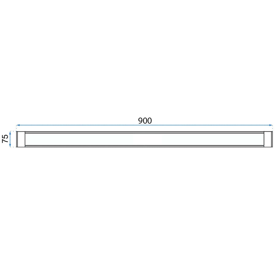 Panel LED natynkowy 90cm Biały 27W
