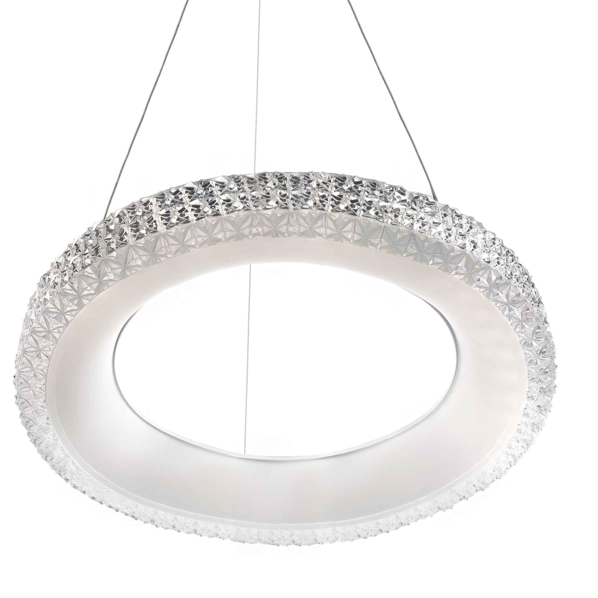 Lampa Wisząca Led Ms002-cp Różowe Złoto 60cm  6