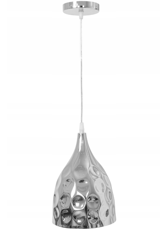 Lampa wisząca lustrzana APP278-1CP SREBRNA