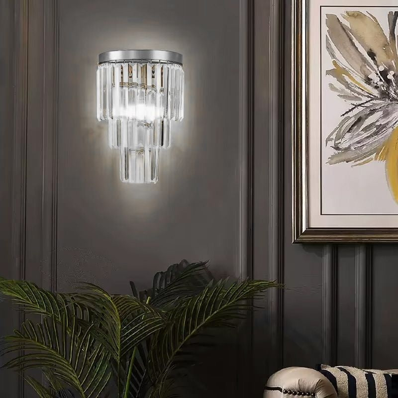 Lampa kryształowa kinkiet APP1536-1W Chrom  9