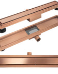Odpływ Liniowy Rea Neox Brush Copper 100  1