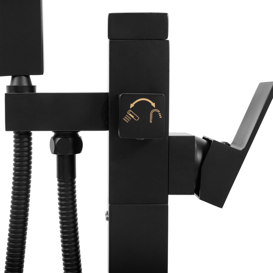 Bateria wannowa Rea TERY Czarna Black