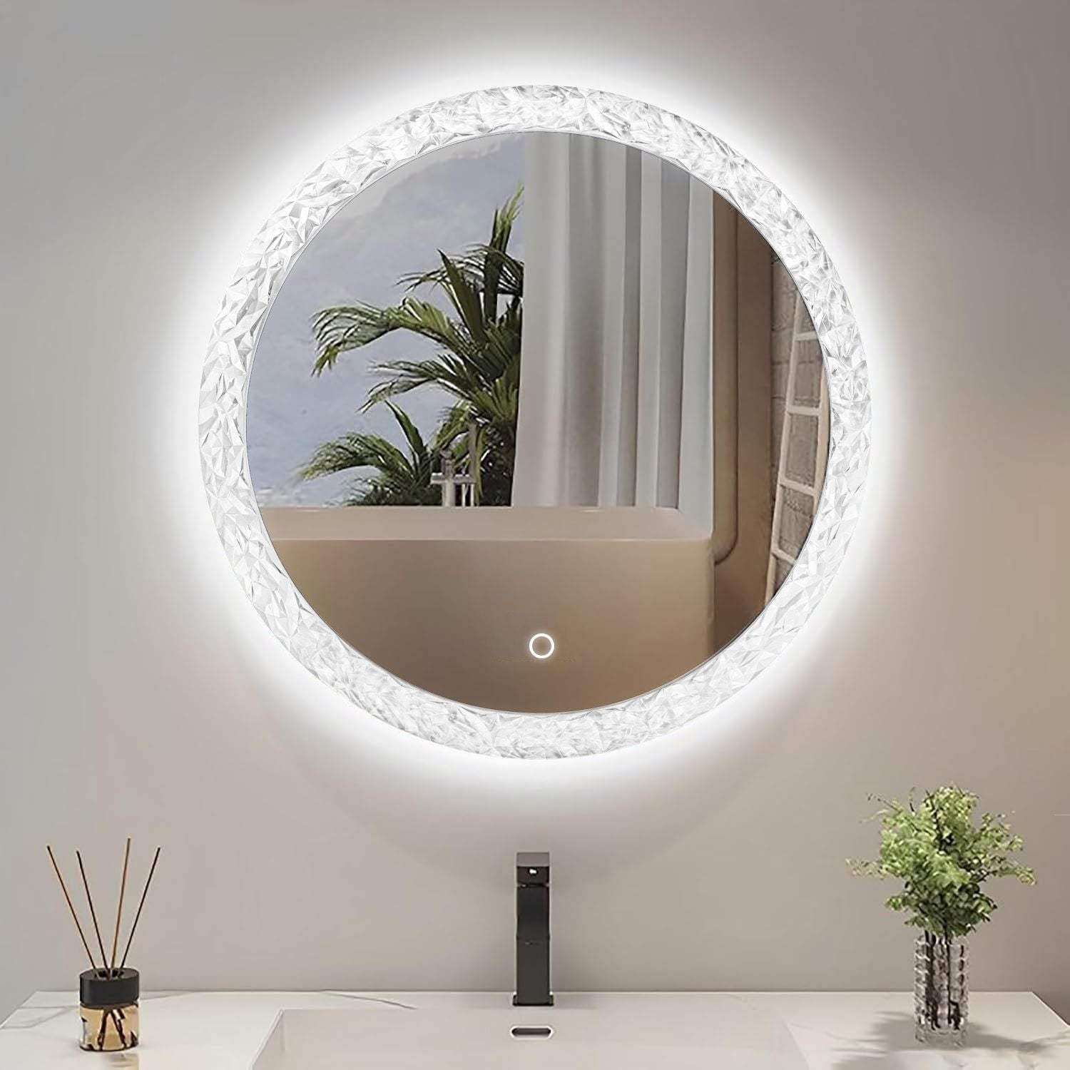Lustro Ścienne Led 60cm Yh-3562  9