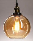 Lampa sufitowa wisząca szklana Verto B