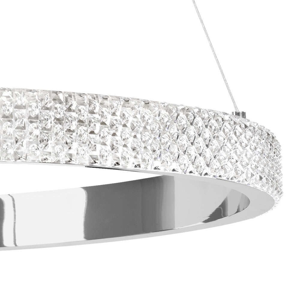 Lampa Sufitowa Wisząca Led App1511-cp Chrom  6