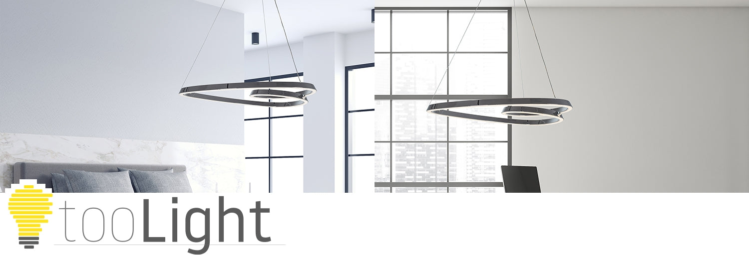 Lampa Sufitowa Wisząca Loop LED + Pilot APP798-cp Chrom  8