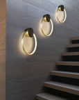 LAMPA ŚCIENNA KINKIET LED APP1385-CW OLD GOLD 30cm