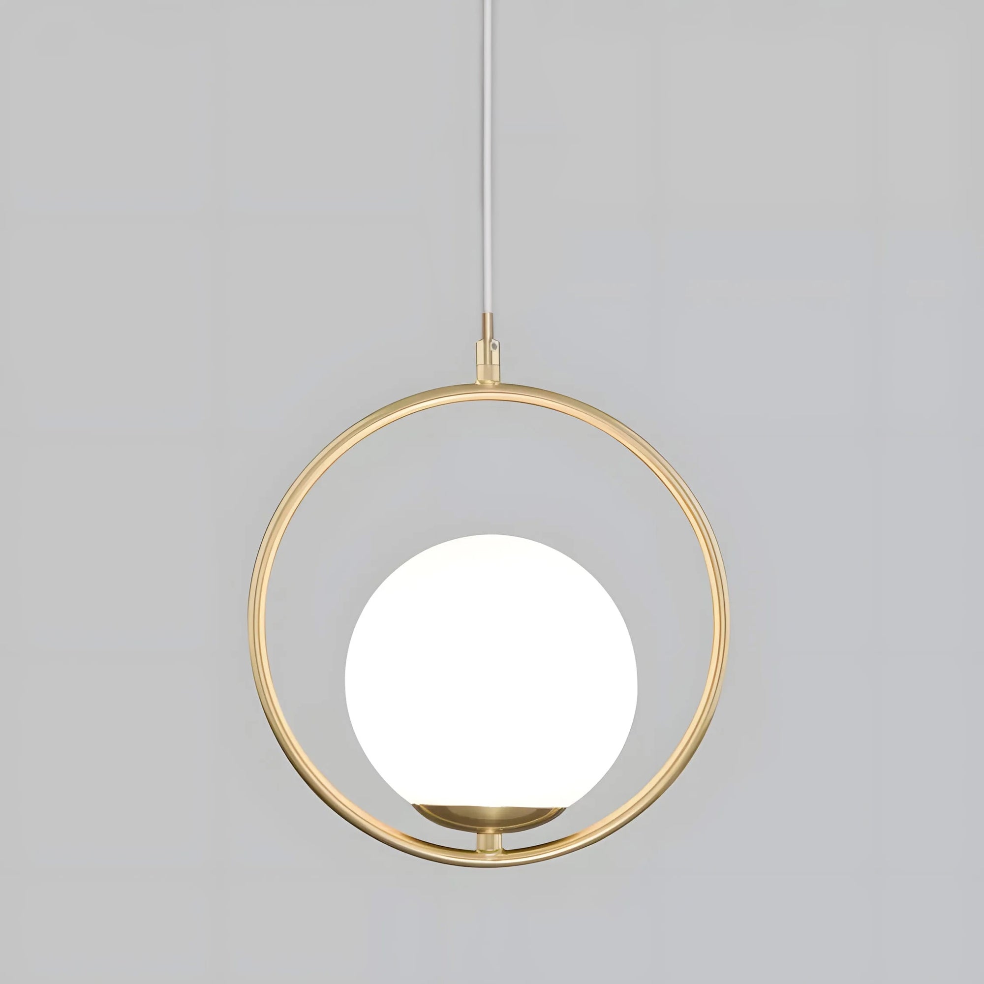 Lampa Sufitowa Wisząca Szklana Kula G109-1w Złota  3
