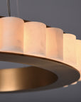LAMPA SUFITOWA WISZĄCA LED APP1801-CP Brush Gold  7