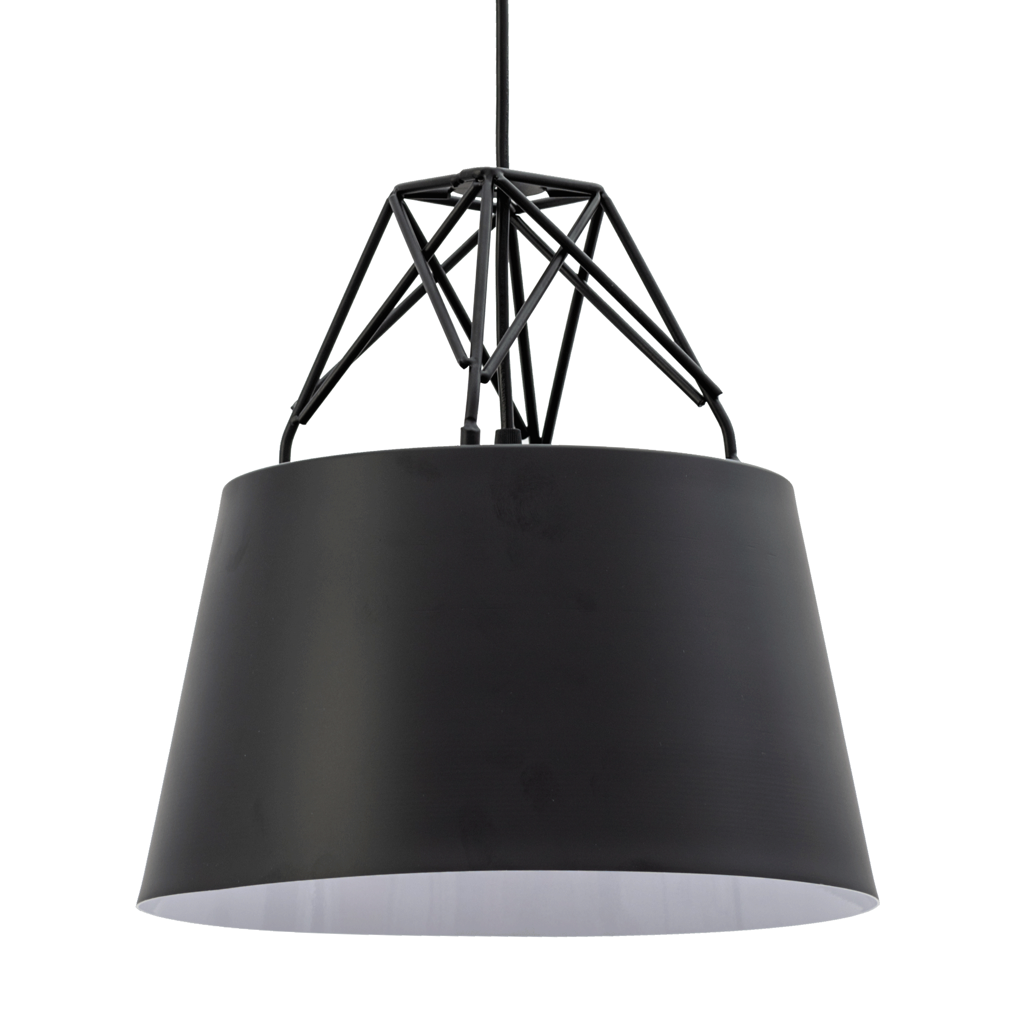 Lampa Sufitowa Wisząca Metalowa APP422-1CP Czarna  7