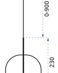 Lampa Sufitowa Wisząca Szklana Amber APP613-1CP