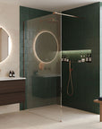 Kabina prysznicowa Walk-In Rea Flexi Transparent / Brush Copper 70  5