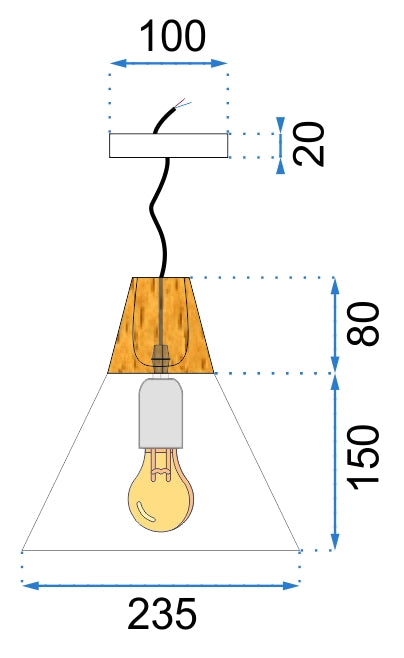 Lampa sufitowa SCANDI C APP060-1CP Czarna  3
