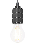 Lampa Sufitowa Wisząca Oprawka APP342-1CP CZARNA