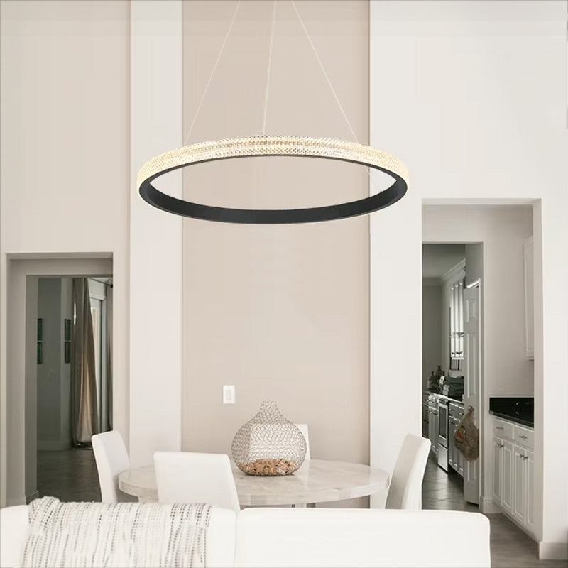 Lampa Sufitowa Wisząca Led App1512-cp Black  2