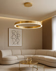 Lampa Wisząca Led Lhj051-cp1 C Złota Szczotkowana  2