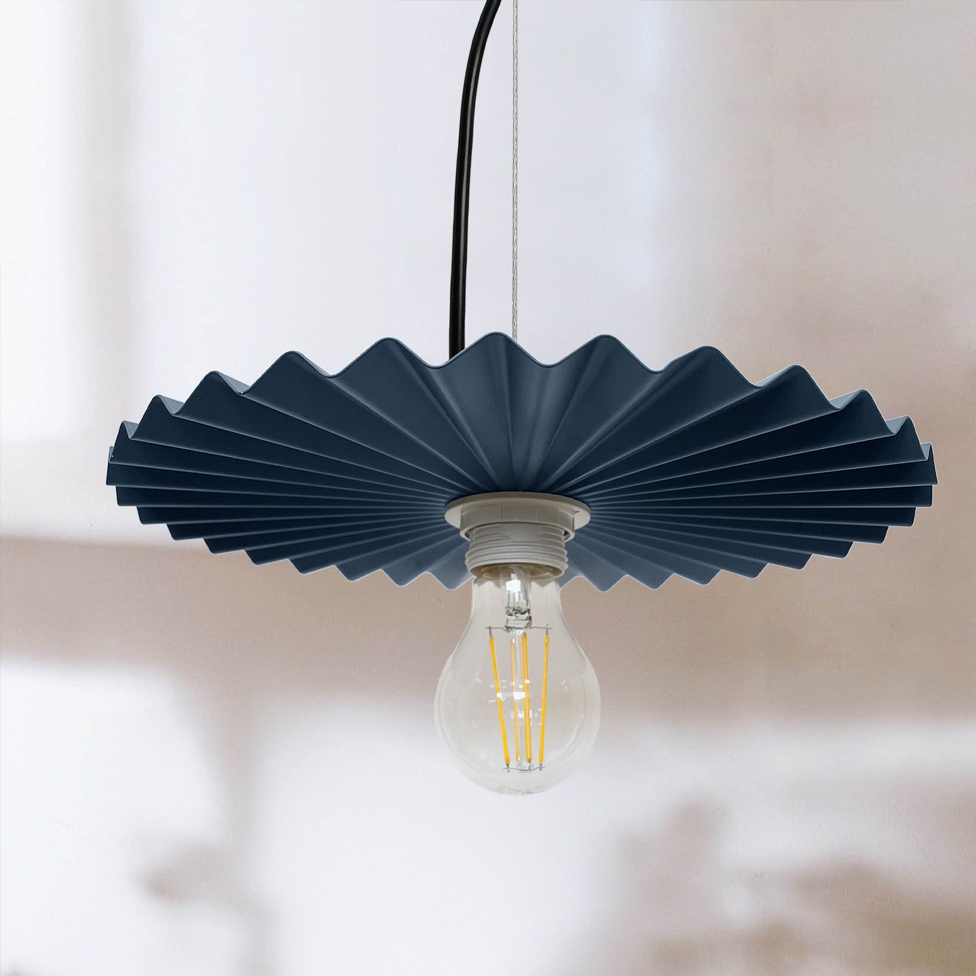 LAMPA SUFITOWA WISZĄCA APP1456-1CP Niebieski  2