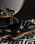 Umywalka REA Sea Infinity Gold/Black + Korek