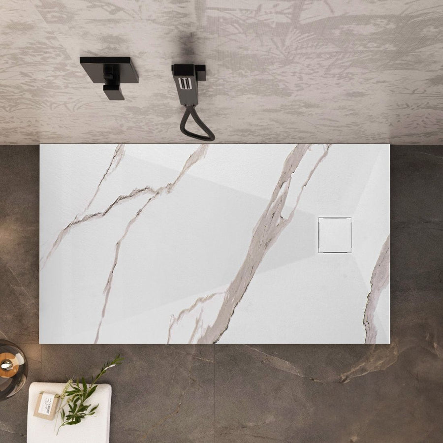 Brodzik prysznicowy Magnum CARRARA WHITE 80x100