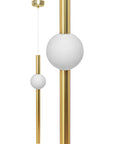 Lampa Sufitowa Wisząca Długa LED  APP475-CP Złota